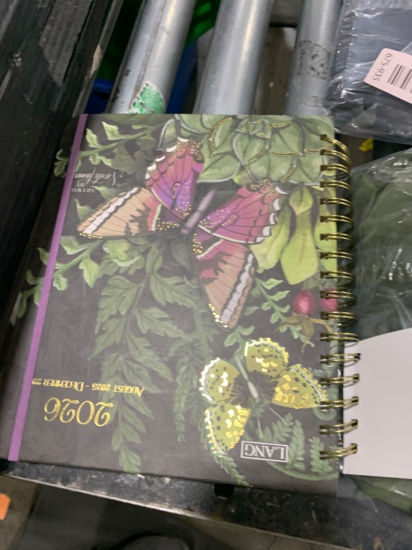 Photo 1 of Lang Companies, Midnight Garden Deluxe 2026 Planner, 8.25'' X 9.5'', Weekly Calendar with Stapled Binding