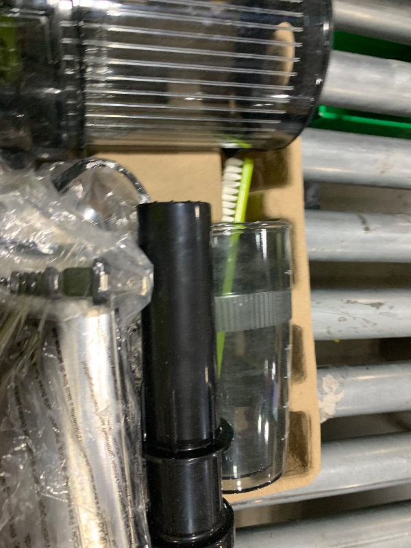 Photo 1 of WHUTO Cold Press Juicer, Juicer Machines with 4.35'' Wide Feed Chute, Stainless Steel Masticating Juicers Easy to Clean, Ergonomic Operational Panel Design, High Juice Yield, Platinum Color Knob