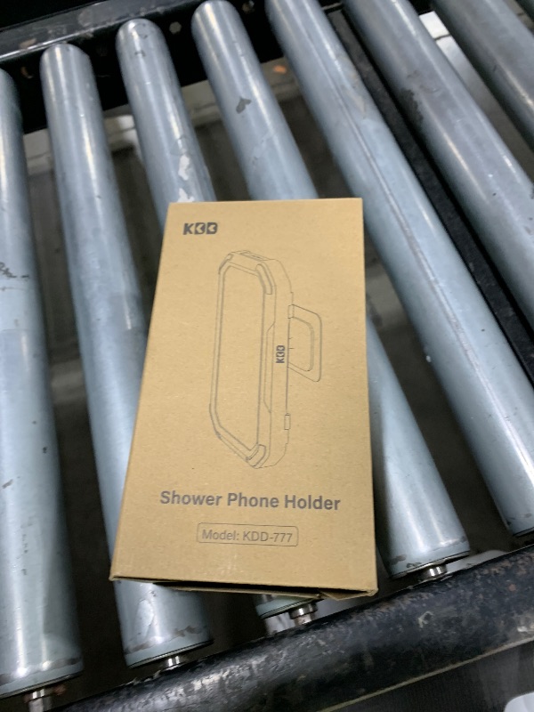 Photo 1 of KDD Shower Phone Holder Waterproof - 360° Rotation Detachable Phone Case, Fully Enclosed High Touch Sensitive Design Wall Phone Mount Stand, Bathroom Mirror Bathtub Accessories for 4-6.7” Cellphones