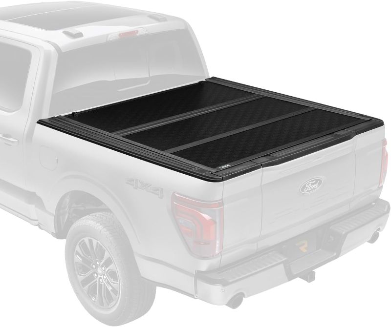Photo 1 of Gator EFX Hard Tri-Fold Truck Bed Tonneau Cover | GC14020 | Fits 2019 - 2025 Chevy/GMC Silverado/Sierra, works w/ MultiPro/Flex tailgate (Will not fit Carbon Pro Bed) 5' 10" Bed (70")

