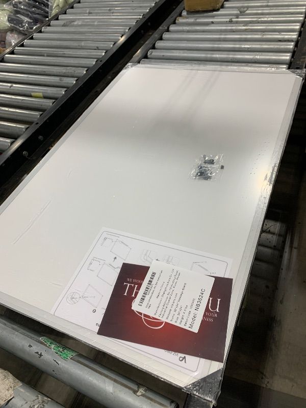 Photo 1 of VIZ-PRO Cork Notice Board, 36 X 24 Inches, Silver Aluminium Frame