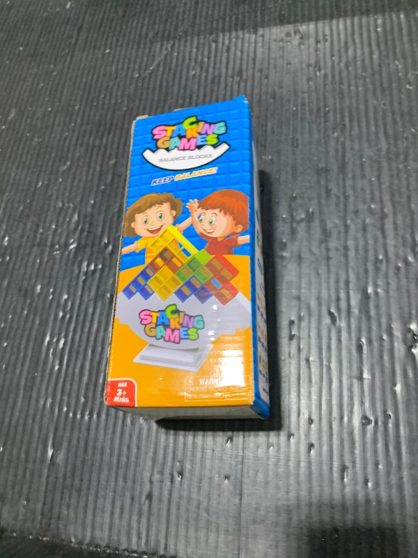 Photo 1 of iuuoi 64 PCS Tetra Board Game for Kids and Adults, Balance Stacking Game for 2 Players+ Party, Family and Friends,Tower Stack Team Building Blocks Toy