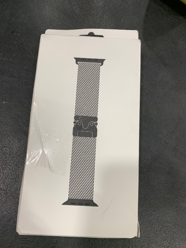 Photo 1 of Apple Watch Band - Milanese Loop (49mm) - Black - Medium