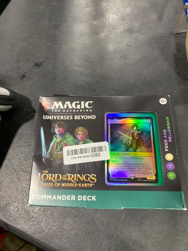 Photo 1 of Magic The Gathering The Lord of The Rings: Tales of Middle-Earth Commander Deck 2 + Collector Booster Sample Pack