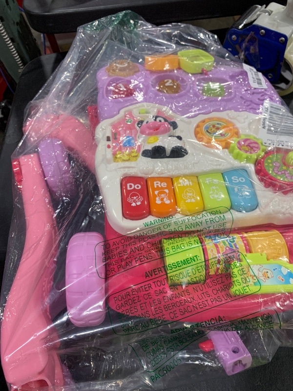 Photo 1 of VTech Sit-to-Stand Learning Walker (Frustration Free Packaging), Pink