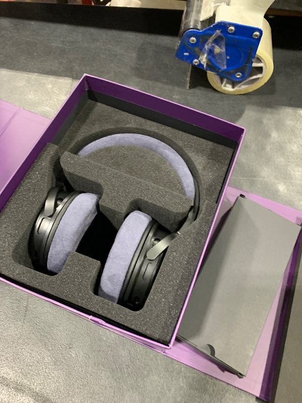 Photo 1 of Linsoul HarmonicDyne x Z Reviews Eris: Wired Over Ear Headphones, 50mm Dynamic Driver Gaming Headphones, Semi-Closed for Bass Enthusiasts, Gaming, Audiophile, Balanced Cable, Glass-Back