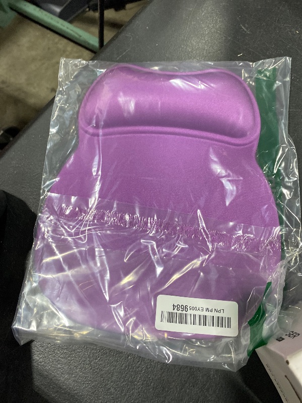 Photo 1 of MROCO Ergonomic Mouse Pad with Gel Wrist Rest, Comfortable Mousepad with Smooth Wrist Support Surface and Non-Slip PU Base for Pain Relief, Computer, Laptop, Office & Home, 9.4 x 8.1 in, Violet Purple