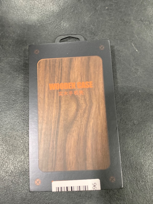 Photo 1 of OATSBASF Magnetic Wood Case Compatible with 16 Pro 6.3", [Natural Wood & Aluminum] Shockproof Protective Cover Unique Wooden Case with 360° Ring Stand, Natural Titanium