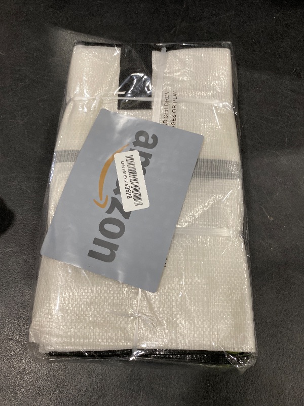 Photo 1 of HOMESURE 4 Pack Large Strong Moving Bags with Zippers & Carrying Handles - Water-Resistant - Heavy Duty Storage Tote for Space Saving, Fold Flat, Alternative to Moving Box (Semi-Transparent)