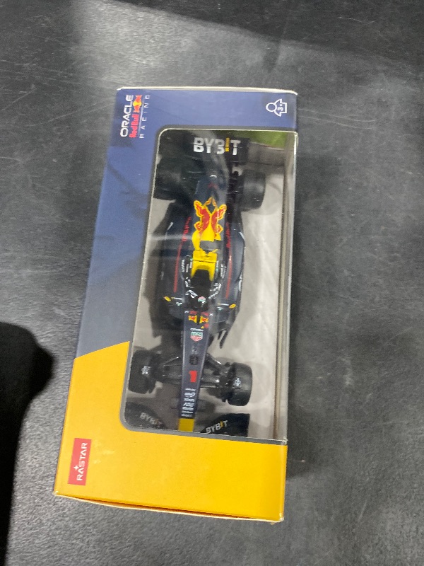 Photo 1 of RASTAR 64600 1/32 RedBull F1 Die Cast Metal Car Model - Officially Licensed RedBull F1 RB19 Die-Cast for Play and Display - Ideal Gift - Blue