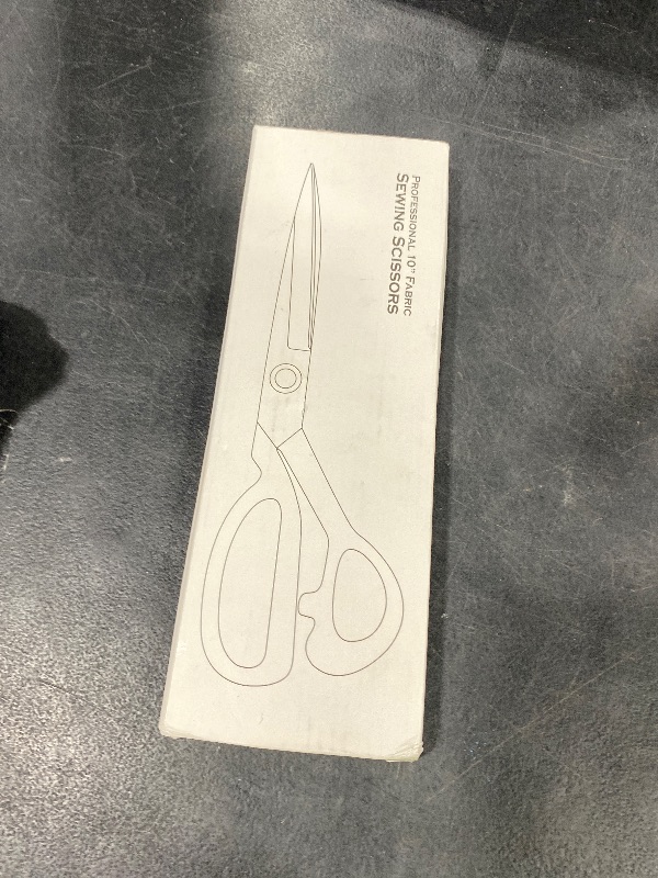 Photo 1 of Fabric Scissors Professional 10 inch Heavy Duty Scissors for Leather Sewing shears for Tailoring Industrial Strength High Carbon Steel Tailor Shears Sharp for Home Office Artists Dressmakers