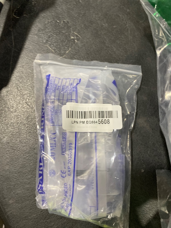 Photo 1 of 20ml Syringe for Liquid, Oral, Scientific Labs, Measurement, Dispensing, with Cap- 3 Pack 20ml Syringes