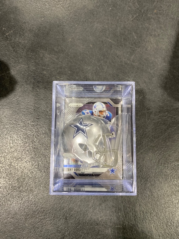 Photo 1 of Dallas NFL Helmet Shadowbox w/Leighton Vander Esch 