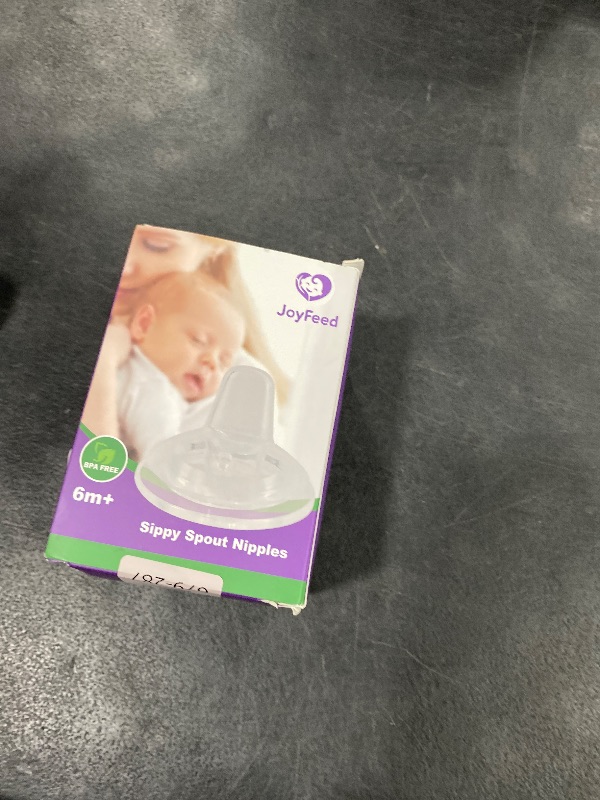 Photo 1 of Sippy Cup Nipples for NUK Active Sippy Cup and Learner Cup,Variable Flow, Silicone Replacement Nipple,6+ Months,6 Count