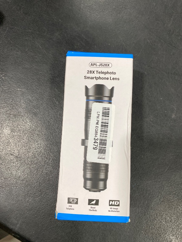 Photo 1 of High Power 28x HD Phone Telephoto Lens with Remote Shutter Works with iPhone X/XR Samsung Pixel Android Any Smartphones