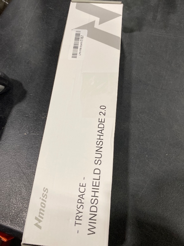 Photo 1 of [2025 Upgraded] Nmoiss Windshield Sun Shade Umbrella [Graphene Rapidly Dissipates Heat] 99% UV Blocking Protects Car from Sun and Heat Damage, Keeps Cool and Protects Interior Medium (56" L x 31" W)
