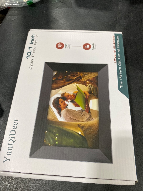 Photo 1 of Frameo 10.1 Inch WiFi Digital Picture Frame with 1280 * 800P IPS Touch Screen HD Disply,Video Clips and Slide Show,Auto-Rotate, Wall Mountable,Send Photos Instantly from Anywhere with via Frameo APP