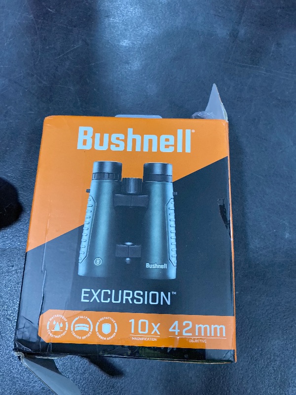 Photo 1 of Bushnell Excursion 10x42mm Binoculars HD Waterproof/Fogproof Binoculars for Bird Watching, Hunting, and Outdoor Activities,Green
