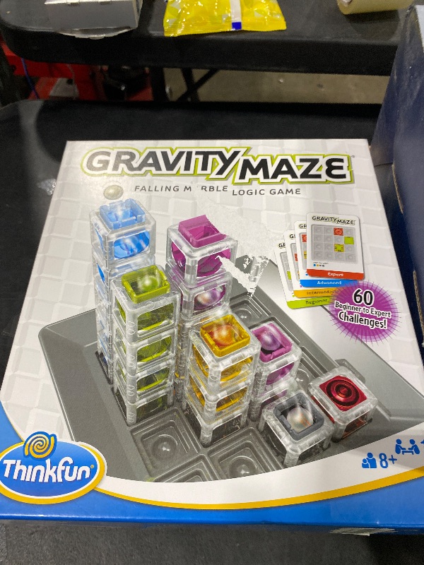 Photo 1 of ThinkFun Gravity Maze - Falling Marble Logic Game - Challenging STEM Toy for Kids 8-12 - Gravity Marble Maze - Brain-Building Fun - Educational Gift - Boosts Critical Thinking & Problem Solving