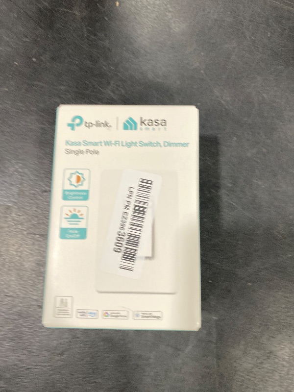 Photo 1 of Kasa Smart Dimmer Switch HS220, Single Pole, Needs Neutral Wire, 2.4GHz Wi-Fi Light Switch Works with Alexa and Google Home, UL Certified, No Hub Required, 1 Pack