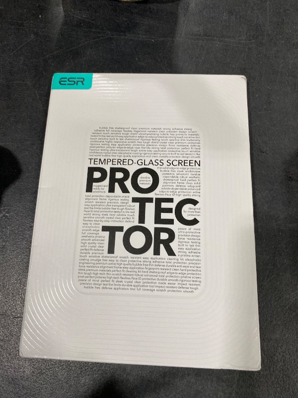 Photo 1 of ESR 2 Pack Screen Protector for iPad A16 11th/10th Generation (11 Inch/10.9, 2025/2022), 9H Tempered Glass Film Guard with Alignment Frame, Anti-Scratch, Bubble Free, HD Clarity, Apple Pencil Support