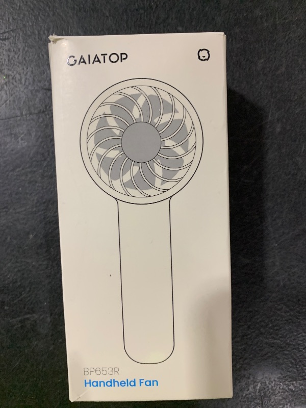 Photo 1 of Gaiatop Mini Portable Handheld Fan, 3 Speed Powerful Battery Operated, Small USB Rechargeable Personal Fan for Makeup Eyelash, Camping Beach Airplane Travel Essentials for Women Girls