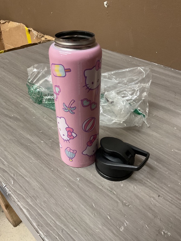Photo 1 of Silver Buffalo Sanrio Hello Kitty Summer Vibes Stainless Steel Water Bottle, 25 Ounces