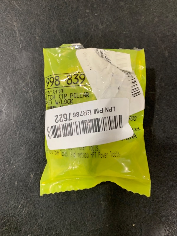 Photo 1 of Hitachi 998839 Switch 1P Pillartype C10FS/H/B Replacement Part