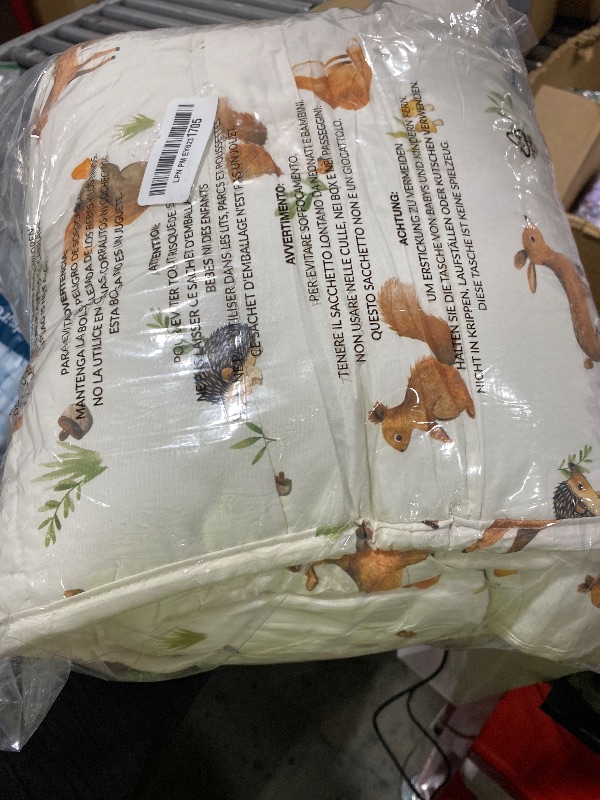 Photo 1 of david's kids Toddler Nap Mat with Pillow and Minky Fleece Blanket, Ultra Soft Slumber Bags for Kids, Perfect for Preschool, Daycare, Kids Sleeping Bags with Rollup Design, 50"x20", Woodland Animals