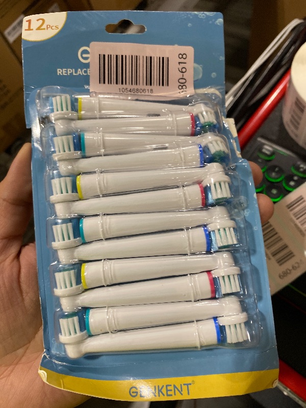 Photo 1 of Replacement Toothbrush Heads Compatible with Oral B Braun, 12 Pcs Professional Electric Toothbrush Brush Heads Compatible with Oral B Replacement Heads Refill 7000/Pro 1000/9600/500/3000