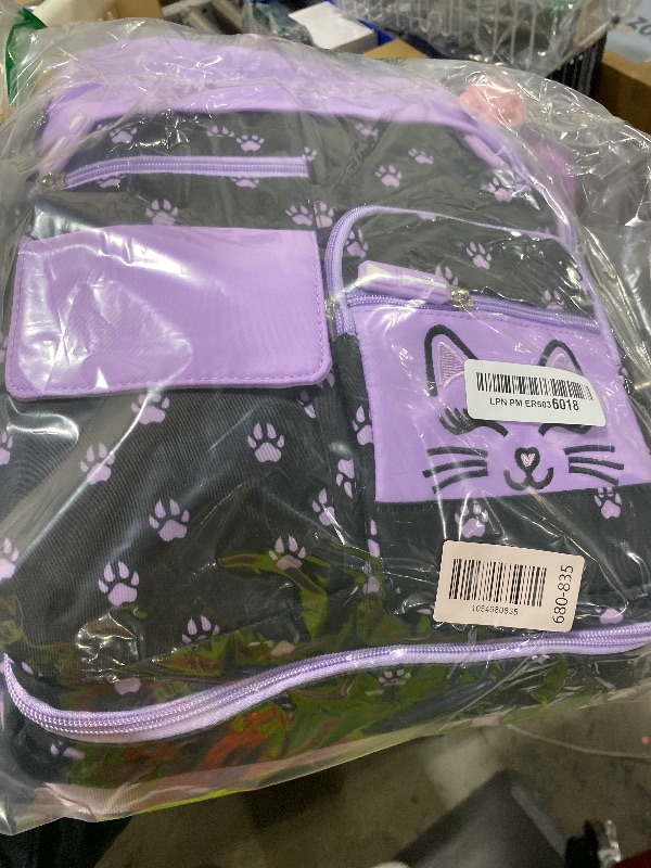 Photo 1 of InduSKY Girls Backpack, 4PCS Kids Backpack for Girls with Kid Bento Lunch Box, Lunch Bag and Pen Case, Kids School Backpacks Bookbag for Teen Girl Students Kindergarten Elementary Middle School