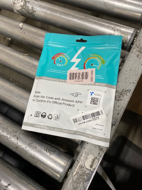 Photo 1 of Cat 8 Ethernet Cable, 1.5Ft 3Ft 6Ft 10Ft 15Ft 20Ft 30Ft 40Ft 50Ft 60Ft 100Ft Heavy Duty High Speed Internet Network Cable, Professional LAN Cable Shielded in Wall, Indoor&Outdoor