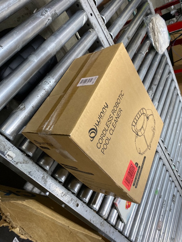 Photo 1 of (2025 Upgrade) Cordless Robotic Pool Cleaner, Lasts 80 Min, Automatic Vacuum for Above-Ground Pools up to 645 Sq.ft,Portable, Self-Parking,Light Black