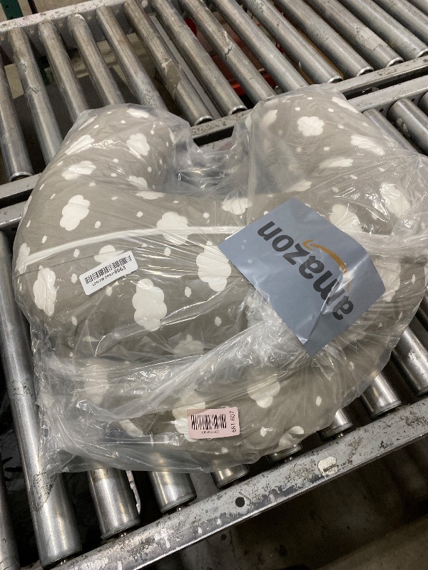 Photo 1 of Momcozy Nursing Pillow for Breastfeeding, Original Plus Size Breastfeeding Pillows for More Support for Mom and Baby, with Adjustable Waist Strap and Removable Cotton Cover, Grey