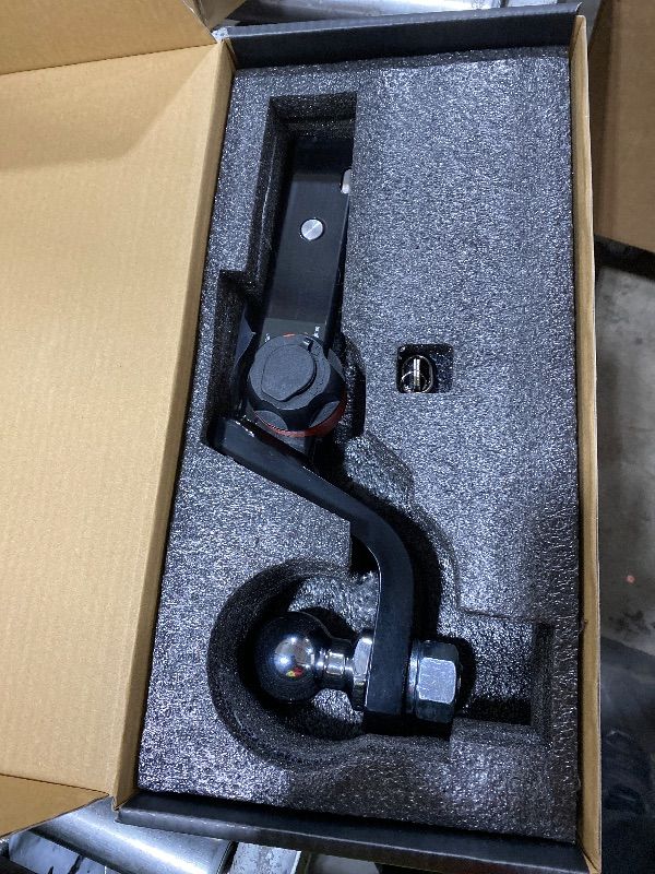 Photo 1 of Citymons -Hitch Trailer Ball Mount, Reduce Sway Anti-Rattle, 4" Drop Hitch with 2" Ball for 2" Receiver, Tow Hitch with Lock for Rv/Truck/Yachts/ATV/UTV, 7500 LBS GTW