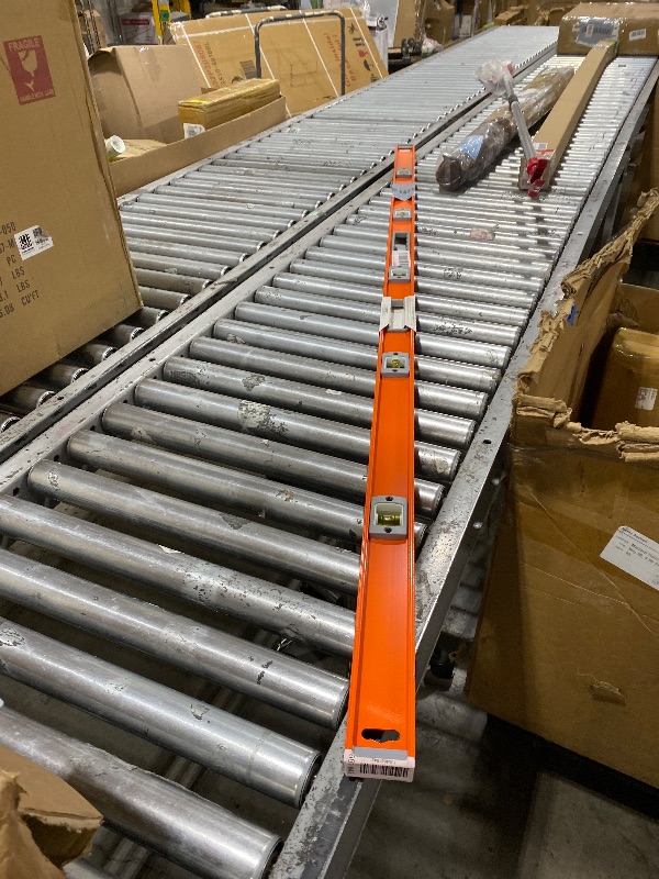Photo 1 of Johnson Level & Tool 1253-4800 Heavy Duty I-Beam Aluminum Level, 48", Orange, 1 Level
