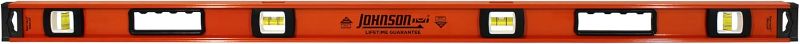 Photo 1 of Johnson Level & Tool 1253-4800 Heavy Duty I-Beam Aluminum Level, 48", Orange, 1 Level
