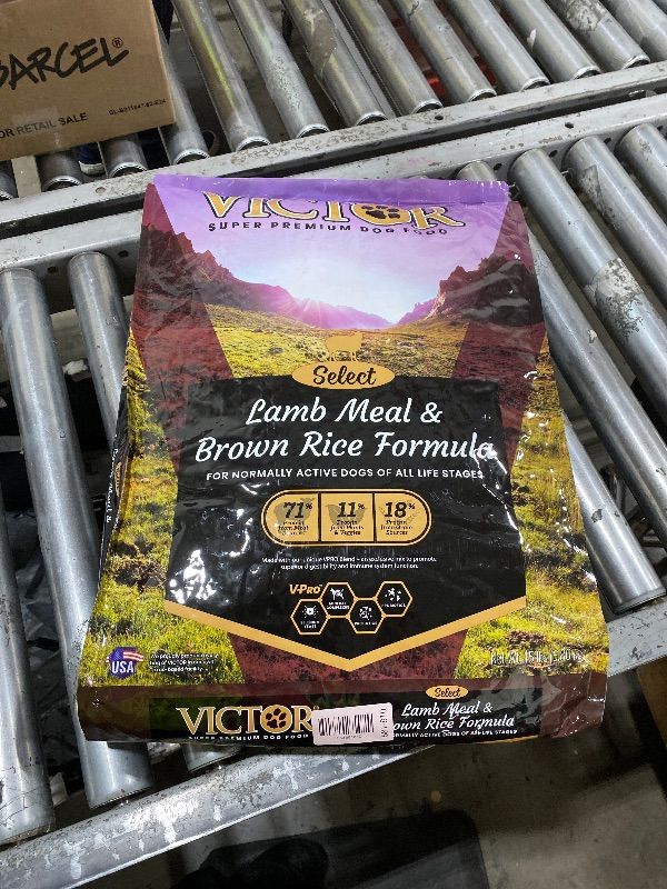 Photo 1 of VICTOR Super Premium Dog Food – Lamb Meal & Brown Rice Formula - Gluten-Free Dry Dog Food for All Normally Active Dogs of All Life Stages – Ideal for Dogs with Meat Protein Allergies, 15 lb