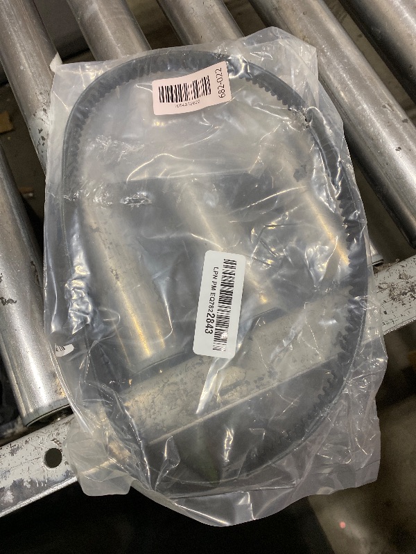 Photo 1 of uxcell AX30 EPDM V-Belt, Raw Edge Cogged Industrial Rubber V Belt 1/2" Width x 30" Inside Circumference