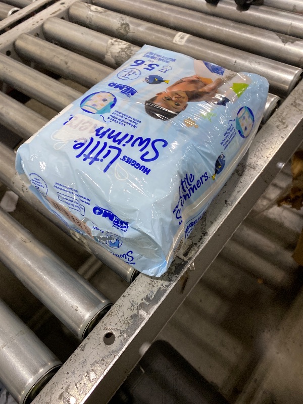 Photo 1 of Huggies Little Swimmers Disposable Swim Diapers, Size 5-6 (32+ lbs), 17 Ct
