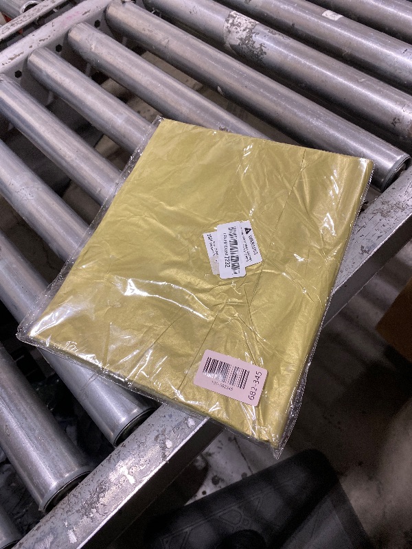 Photo 1 of 100 Sheets Gold Tissue Paper Artdly 12 x 20 Inches Gold Wrapping Paper Bulk for Weddings Birthday DIY Project Wrapping Crafts Decor