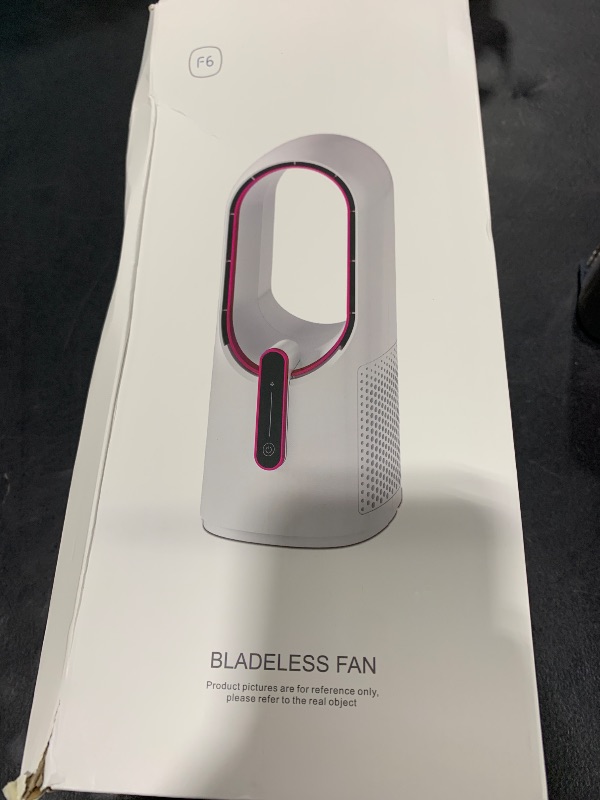 Photo 1 of KONSIDEN Desk Fan Bladeless, 11.8 Inch Office Fan Small, Quiet, 3 Speed Adjustment, Touch Control, Easy to Clean, Desk Fans Small Quiet, Ideal for Office, Living Room, Bedroom