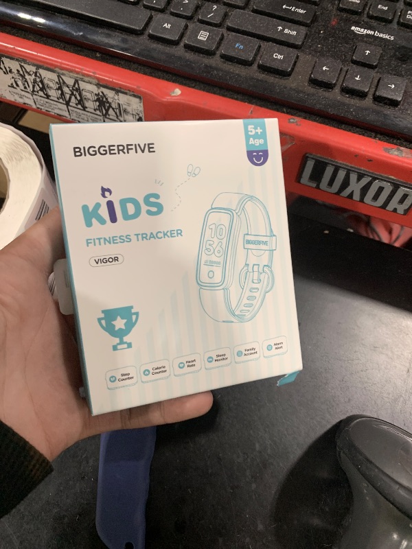Photo 1 of BIGGERFIVE Vigor Kids Fitness Tracker Watch for Girls Boys Ages 5-15, IP68 Waterproof, Activity Tracker, Pedometer, Heart Rate Sleep Monitor, Calorie Step Counter Watch