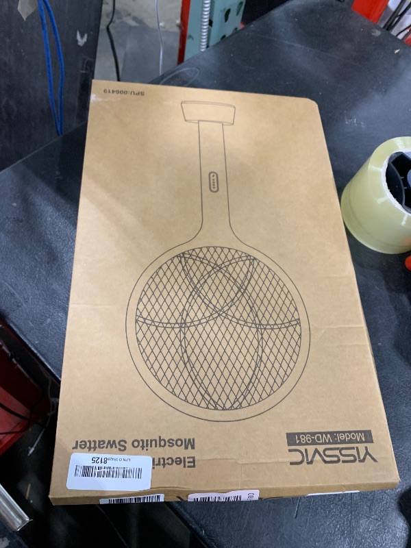 Photo 1 of YISSVIC Electric Fly Swatter Bug Zapper Racket Dual Modes Mosquito Killer with Purple Mosquito Light Rechargeable for Indoor Home Office Backyard Patio Camping