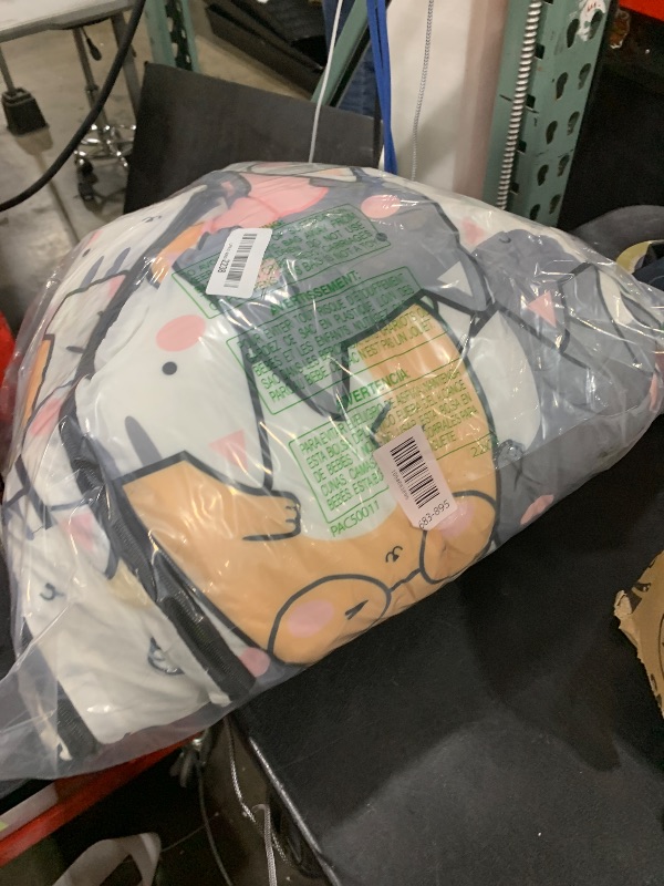 Photo 1 of QOOMO Kawaii Cat Printed Camping Sleeping Bags,3 Season Warm & Cool Weather,Lightweight,Waterproof Sleeping Bags for Adults Kids Girls,Traveling,and Outdoors,Camping Gear Equipment,31x90inch