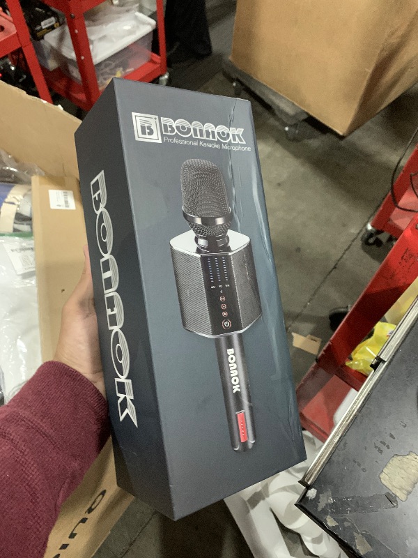 Photo 1 of BONAOK Karaoke Microphone, Portable Wireless Bluetooth Karaoke Mic for Adults&Kids Car Home Outdoor Party, Karaoke Machine for PC/All Smartphone G50 Black 2025