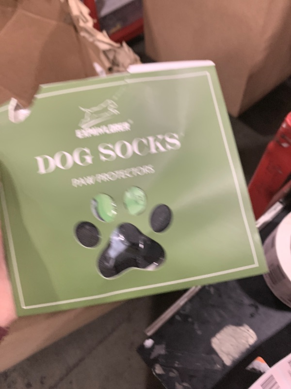 Photo 1 of EXPAWLORER Anti Slip Dog Socks to Prevent Licking Paws, Dog Shoes for Hot Pavement, Dog Booties for Small Medium Large Senior Dogs, Traction Control Dog Boots & Paw Protectors for Hardwood Floors