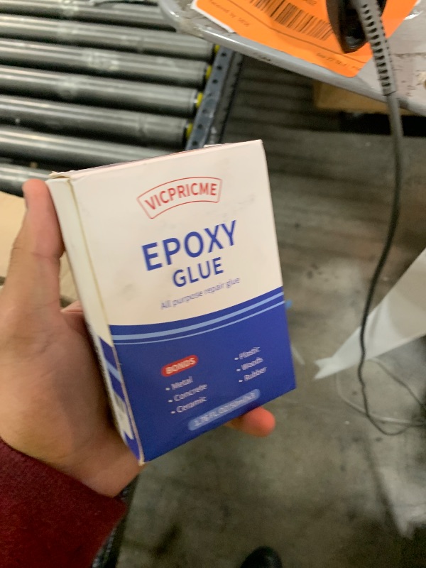 Photo 1 of Vicpricme 1.76OZ 5 Minutes Clear Epoxy Resin Plastic Glue - High Strength Bond for All Kinds of Plastics, Metal, and Wood - Cold Weld (1)