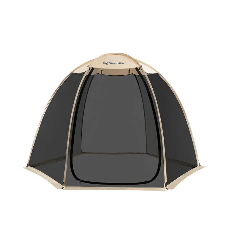 Photo 1 of Eighteentek Pop-Up Screen House Tent, 10' x 10', Beige