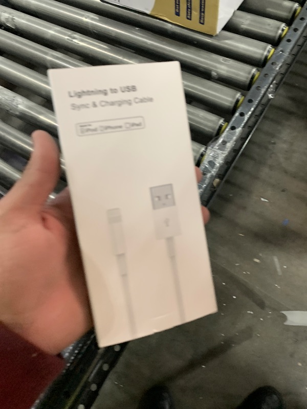 Photo 1 of 3 Pack Apple MFi Certified Charger Cable, Apple Lightning to USB Cable Cord, 2.4A Fast Charging Phone Long Chargers for iPhone 12/11/11Pro/11Max/ X/XS/XR/XS Max/8/7/6/5S/SE (3ft, White)